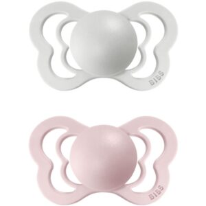 BIBS Couture Natural Rubber Size 1: 0+ months suzetă Haze / Blossom 2 buc-Țena