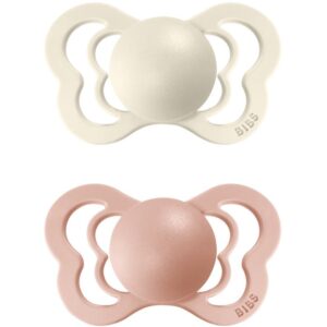 BIBS Couture Natural Rubber Size 1: 0+ months suzetă Ivory / Blush 2 buc-Țena
