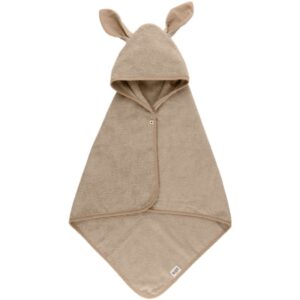 BIBS Kangarooo Hoodie Towel prosop de baie cu glugă Vanila 65 x 65 mc 1 buc-ro