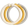 BIBS Loops cercuri pentru atârnat Ivory / Honey Bee / Sand 12 buc-Țena