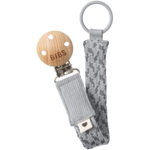 BIBS Paci Braid clips pentru suzetă Cloud / Iron 1 buc-Țena