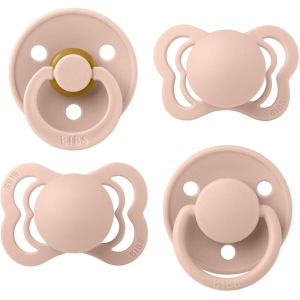BIBS Try-It Size 1: 0+ months set pentru nou-nascuti si copii Blush-ro