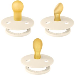 BIBS Try-It Size 1: 0+ months set pentru nou-nascuti si copii Ivory 3 buc-ro