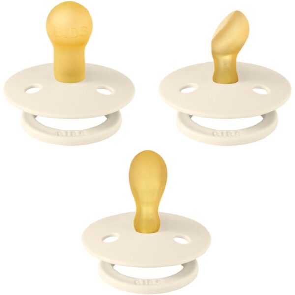BIBS Try-It Size 1: 0+ months set pentru nou-nascuti si copii Ivory 3 buc-ro