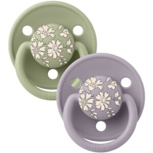 BIBS x Liberty De Lux One Size suzetă Fossil Grey / Sage 2 buc-ro