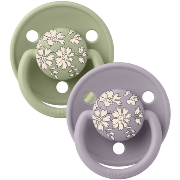 BIBS x Liberty De Lux One Size suzetă Fossil Grey / Sage 2 buc-ro