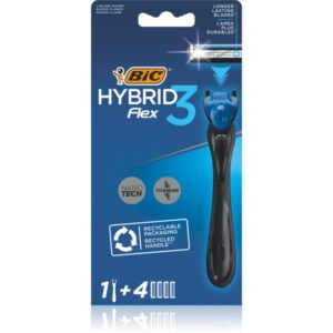 BIC FLEX3 Hybrid aparat de ras + lame de rezervă 4 buc-Țena