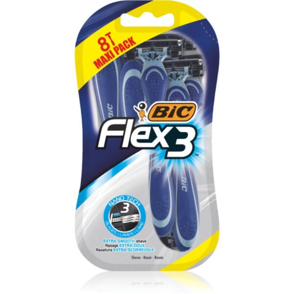 BIC FLEX3 aparat de ras de unică folosință pentru barbati 8 buc-ro