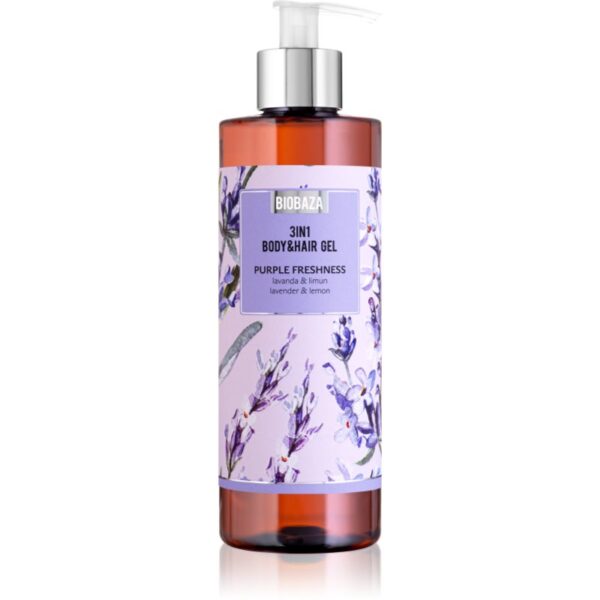 BIOBAZA 3in1 Body&Hair Gel Purple Freshness sampon