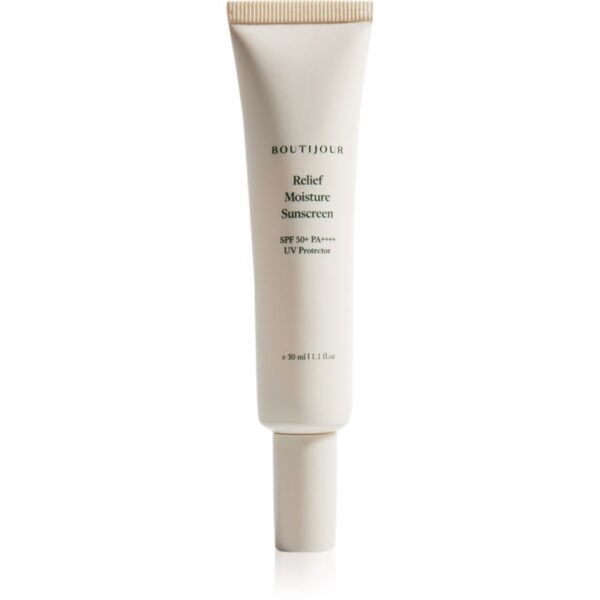 BOUTIJOUR Relief Moisture Sunscreen crema gel hidratanta cu textura usoara SPF 50+ 30 ml-Țena