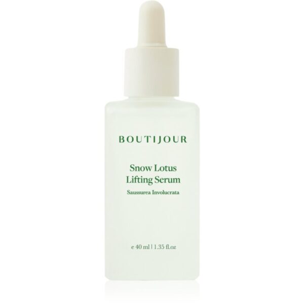BOUTIJOUR Snow Lotus Lifting Serum ser cu hidratare intensă pentru strălucirea și netezirea pielii 40 ml-Țena
