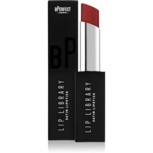 BPerfect Lip Library Satin ruj crema culoare Scarlet 3 g-ro