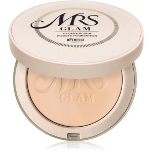 BPerfect Mrs Glam Glorious Skin Powder Foundation pudra compacta pentru un aspect mat culoare 03 Light Warm 70 g-ro