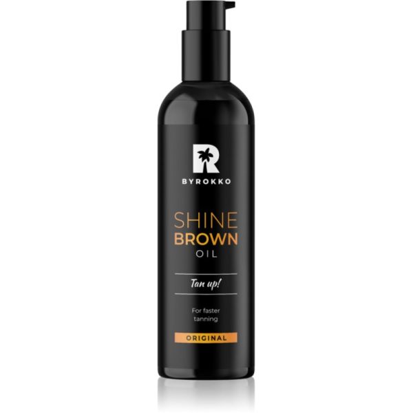 BYROKKO Shine Brown Tan Up! agent pentru accelerarea și prelungirea bronzării 150 ml-ro