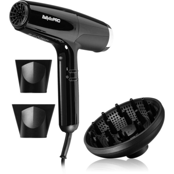BaByliss PRO Falco Hair Dryer uscator de par cu controlul temperaturii 1 buc-Țena
