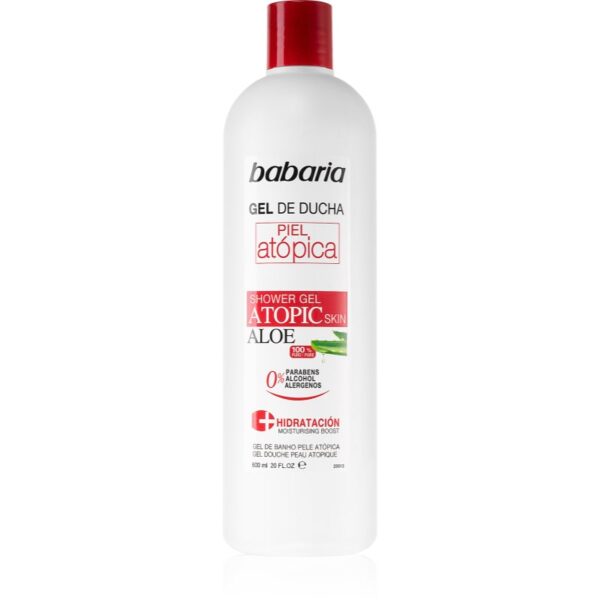 Babaria Aloe Vera gel de duș pentru piele atopica 600 ml-Țena