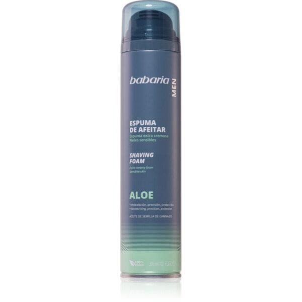 Babaria Aloe Vera spumă pentru bărbierit cu aloe vera 300 ml-Țena