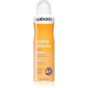 Babaria Deodorant Double Effect spray anti-perspirant pentru  incetinirea cresterii parului 200 ml-ro