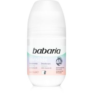 Babaria Deodorant Invisible antiperspirant roll-on impotriva petelor albe si galbene 50 ml-ro