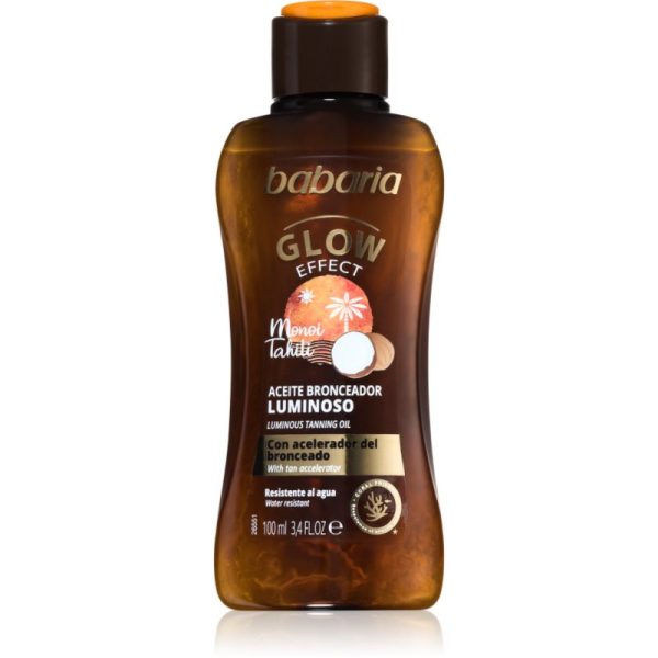 Babaria Glow Effect Monoi Tahiti ulei pentru strălucire plaja 100 ml-ro