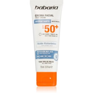 Babaria Sun Face protectie solara rezistenta la apa pentru fata SPF 50+ 75 ml-ro