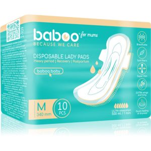 Baboo Postpartum Maternity Pads absorbante postnatale de unică folosință marimea M 10 buc-ro