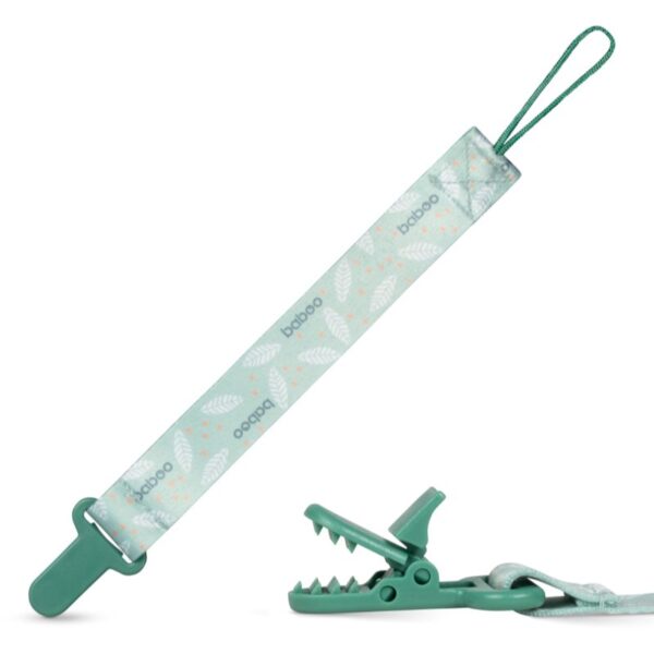 Baboo Textile Soother Holder clips pentru suzetă Peachy Keen 1 buc-ro