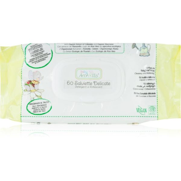 Baby Anthyllis Baby Wet Wipes șervețele umede pentru copii 60 buc-ro