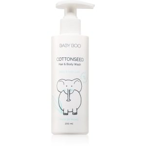 Baby Boo COTTONSEED Hair and Body Wash gel de duș și șampon pentru nou-nascuti si copii 200 ml-ro