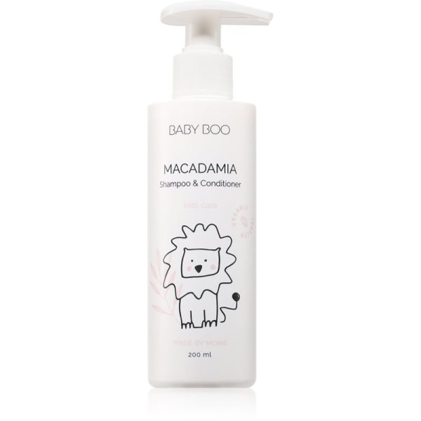 Baby Boo MACADAMIA Shampoo and Conditioner sampon si balsam pentru nou-nascuti si copii 200 ml-ro