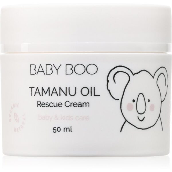 Baby Boo TAMANU OIL Rescue Cream crema calmanta pentru copii pentru nou-nascuti si copii 50 ml-Țena