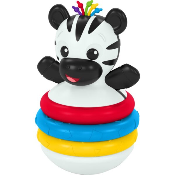 Baby Einstein Stack & Wobble Zen Zebra jucarie pentru dentiție 3 m+ 1 buc-ro