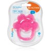 BabyOno Be Active Gel Teether jucărie pentru dentiție Pink Flower 1 buc-ro