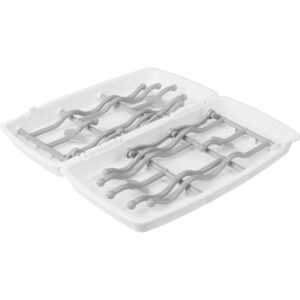 BabyOno Bottle Drying Rack scurgător pentru sticle I. White 1 buc-Țena