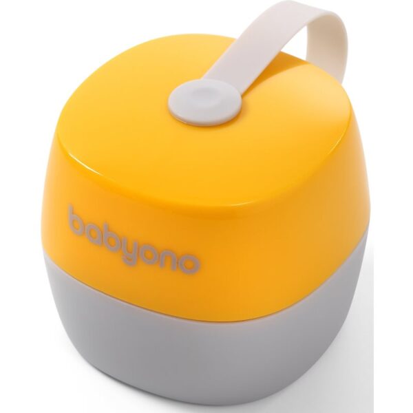 BabyOno Dummy Case cutie pentru suzetă 0m+ Yellow 1 buc-ro