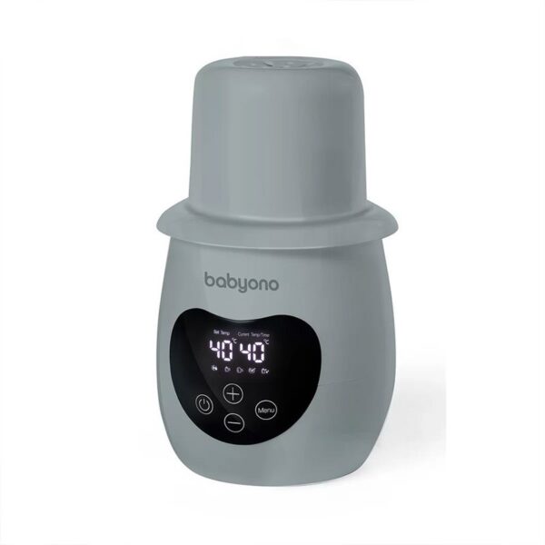 BabyOno Get Ready Electronic Bottle Warmer and Steriliser încălzitor multifuncțional pentru biberon Grey 1 buc-ro