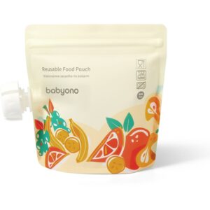 BabyOno Get Ready Reusable Food Pouch săculeț pentru mâncare 5x150 ml-ro