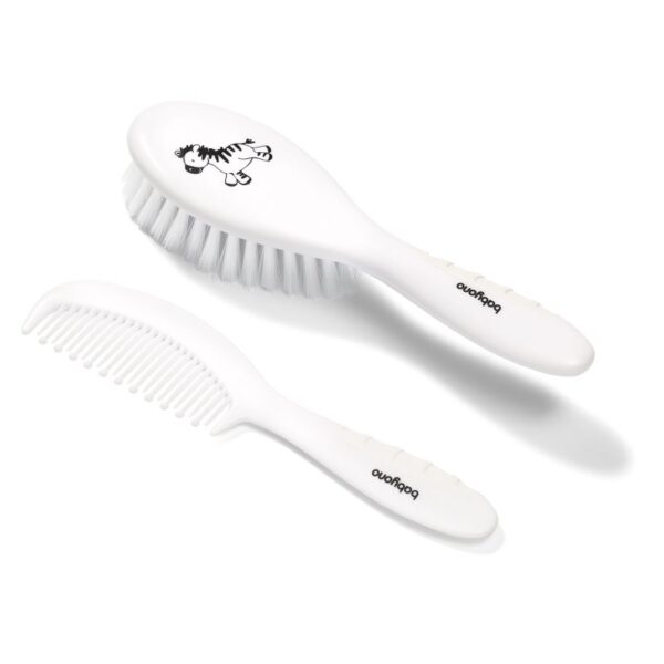 BabyOno Hair Brush perie de par White 2 buc-ro