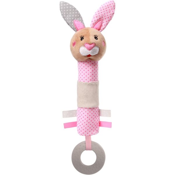 BabyOno Have Fun Baby Squeaker jucărie de pluș cu fluierătoare Bunny Julia 1 buc-ro