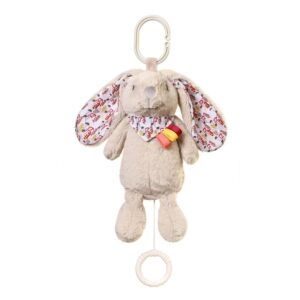 BabyOno Have Fun Musical Toy Rabbit Milly jucărie suspendabilă contrastantă cu melodie 1 buc-ro