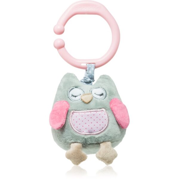 BabyOno Have Fun Musical Toy for Children jucărie suspendabilă contrastantă cu melodie Owl Sofia Pink 1 buc-ro