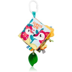 BabyOno Have Fun Sensory Book carte educativă contrastantă pentru dentiție Forest Trip 1 buc-Țena