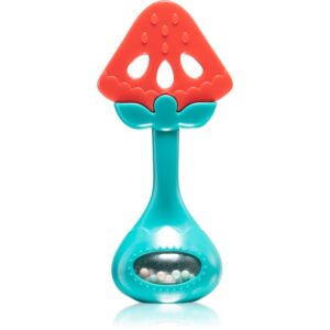 BabyOno Have Fun Teether jucărie pentru dentiție cu zornăitoare Tasty Watermelon 1 buc-ro