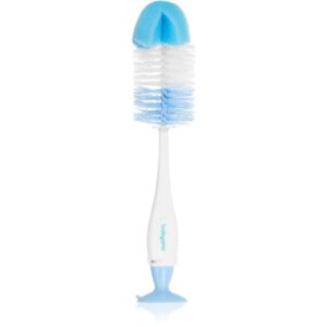 BabyOno Take Care Brush for Bottles and Teats perie de curățare 2 in 1 Blue 1 buc-Țena