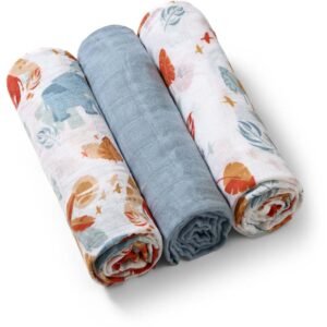 BabyOno Take Care Muslin Diapers scutece textile Blue 3 buc-ro