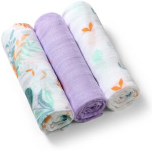 BabyOno Take Care Natural Bamboo Diapers scutece textile Purple 3 buc-ro