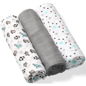 BabyOno Take Care Natural Diapers scutece textile 70 x 70 cm Gray 3 buc-ro