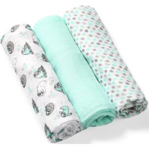 BabyOno Take Care Natural Diapers scutece textile 70 x 70 cm Mint 3 buc-ro