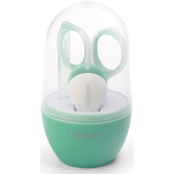 BabyOno Take Care Set de manichiură pentru copii Mint-ro