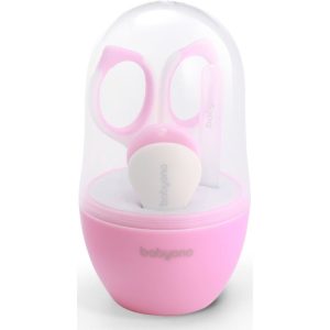 BabyOno Take Care Set de manichiură pentru copii Pink-ro